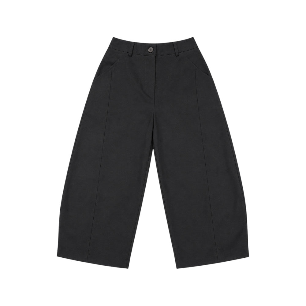 Pantalone Disclaimer Ragazza Nero Balloon in Gabardina 26IDK59237