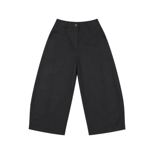 Pantalone Disclaimer Ragazza Nero Balloon in Gabardina 26IDK59237