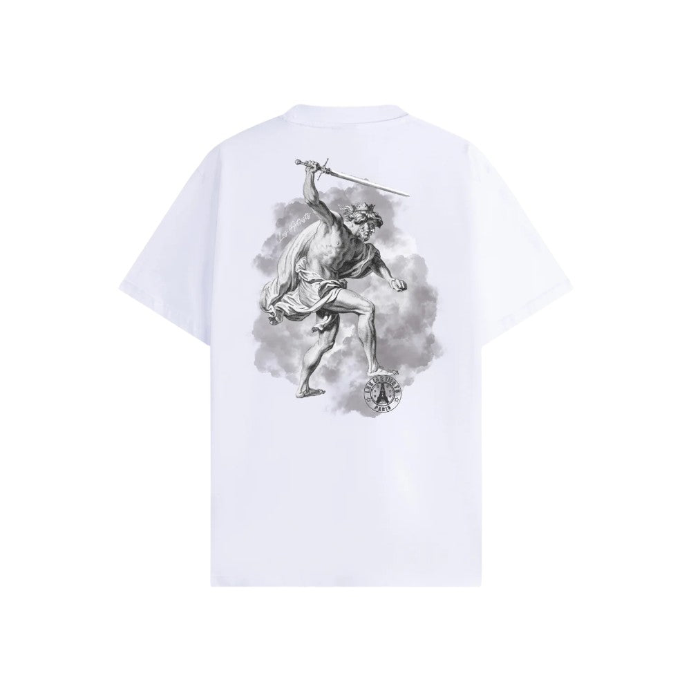 T-shirt Les (Art)ists Nero Back Print Warrior Paris 26SSLKTS208