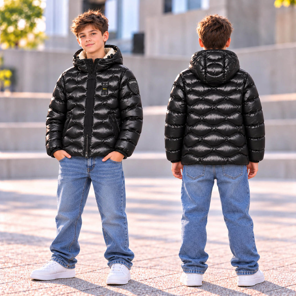 Giubbino Blauer Bryant Junior Nero con Cappuccio 26WBLKC02270-999EI