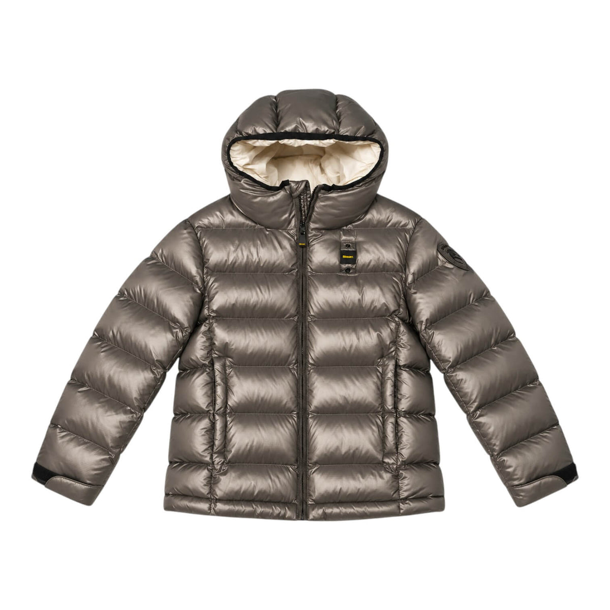 Giubbino Blauer Ansel Junior Grigio Asfalto con Cappuccio 26WBLKC02273-925EB