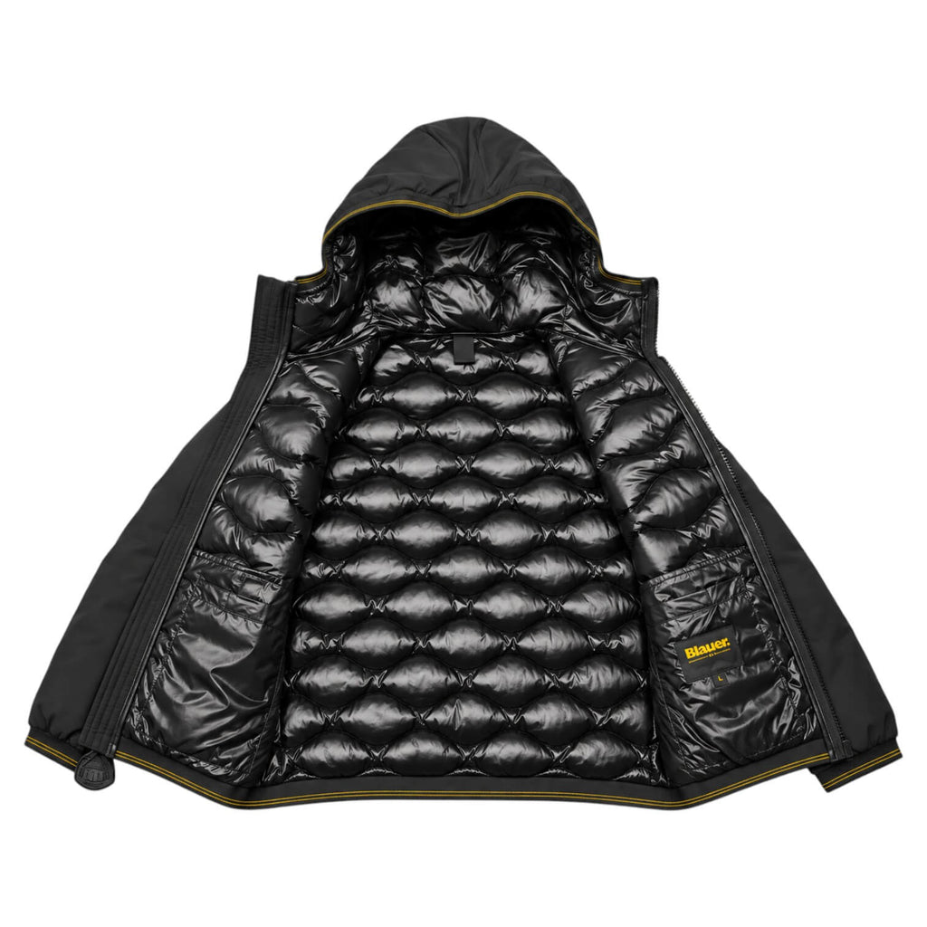 Giubbino Blauer Butland Junior Nero con Cappuccio 26WBLKC08260-999