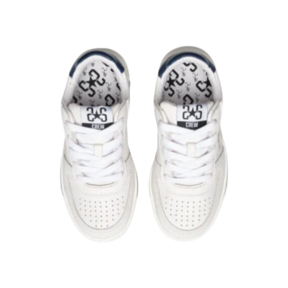 2Star Sneaker Bambino Bianca 2SB3052 Urban con Doppia Stella Tone on Tone