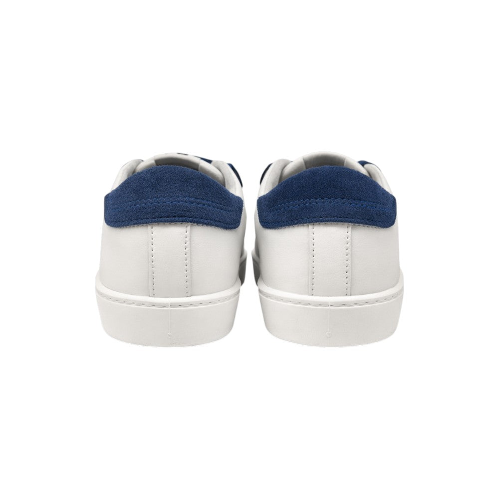 2Star Sneaker in Pelle Bianca 2SB3222 con Stella Bluette e Dettagli Coordinati