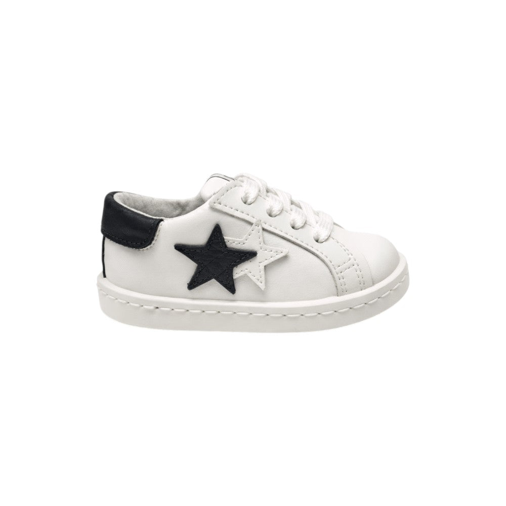 2Star Sneaker Bambino Bianca 2SB3302_A con Doppia Stella Blu Navy