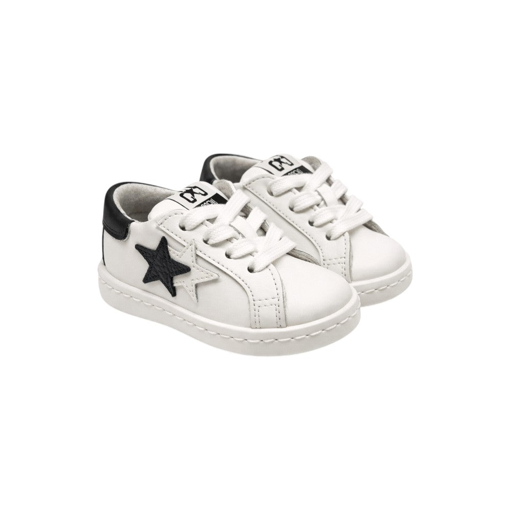 2Star Sneaker Bambino Bianca 2SB3302_A con Doppia Stella Blu Navy