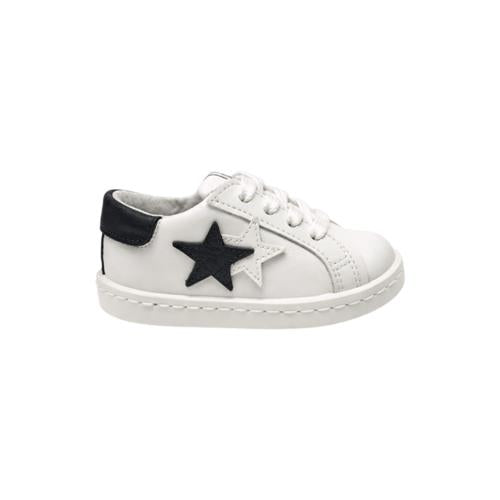 2Star Sneaker Bambino Bianca 2SB3302_A con Doppia Stella Blu Navy