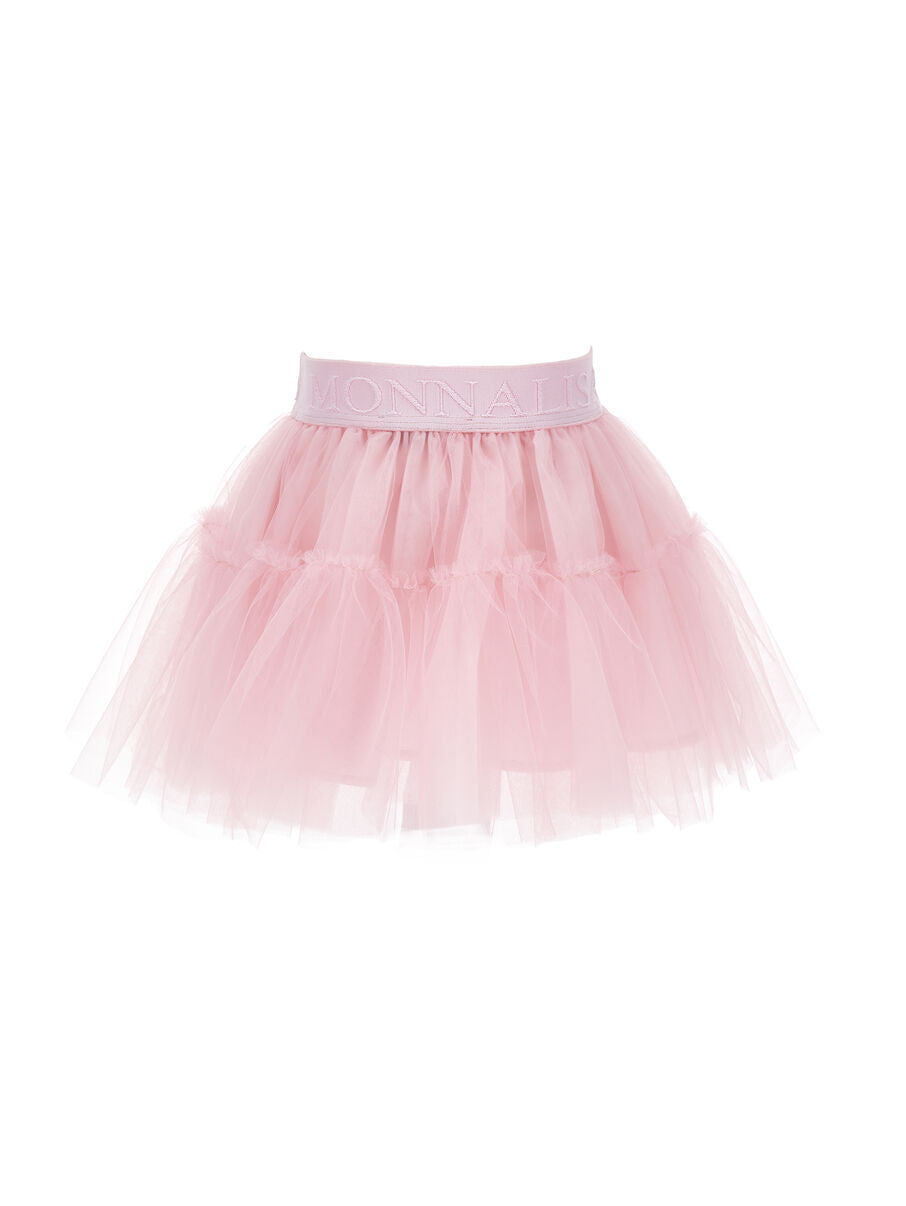 Gonna Monnalisa Tulle Bambina Rosa 37GG0N1