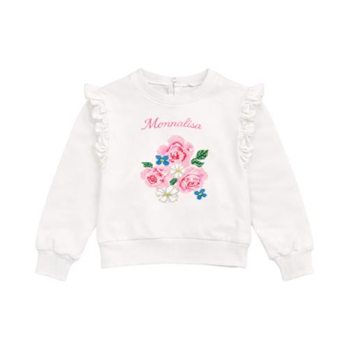 Felpa Monnalisa Stampa Floreale Bambina 39G6041