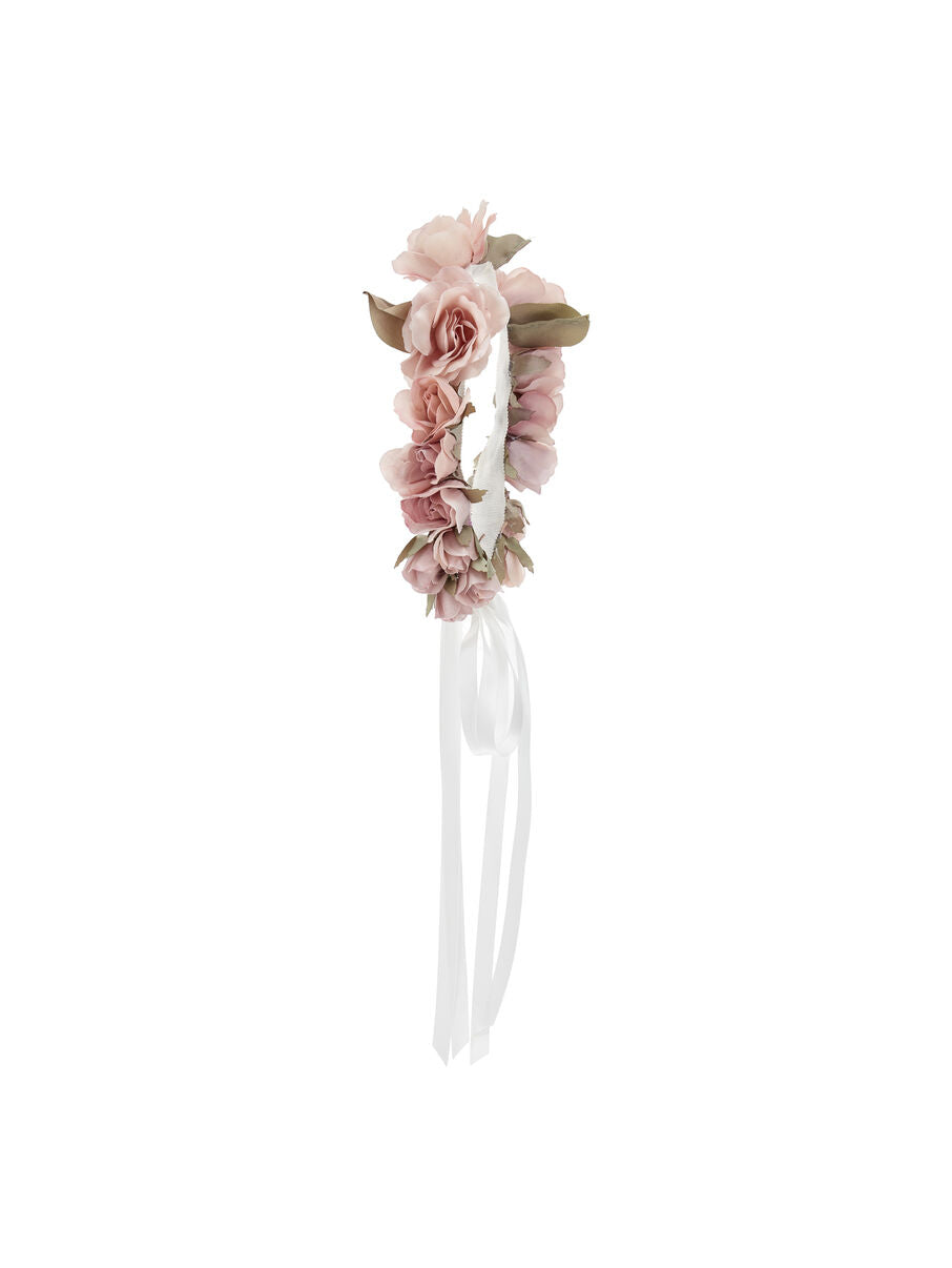 Cerchietto per capelli da bambina con Fiori Rosa MONNALISA – 79G0061