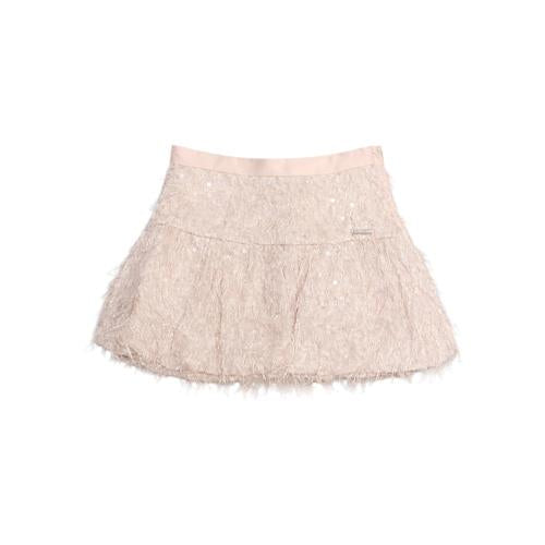 Gonna Monnalisa Rosa con Tessuto Lavorato 79G7001