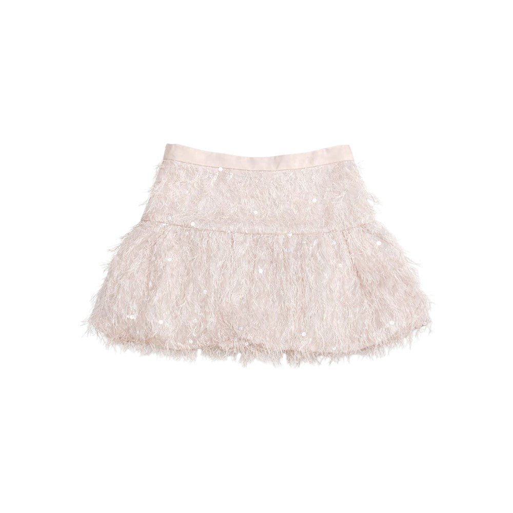 Gonna Monnalisa Rosa con Tessuto Lavorato 79G7001