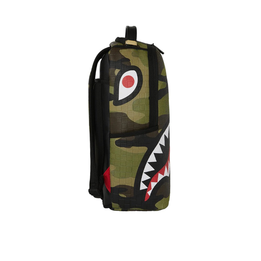 ZAINO WOODLAND CAMO CHECK BACKPACK - 910B7654NSZ