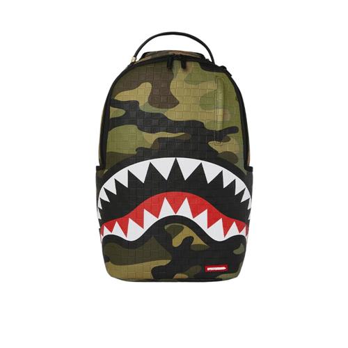 ZAINO WOODLAND CAMO CHECK BACKPACK - 910B7654NSZ