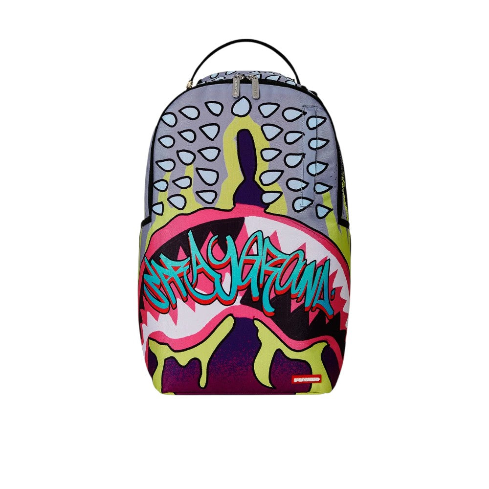 ZAINO SPRAYGROUND SILVER PUNK DLXR BACKPACK - 910B7770NSZ
