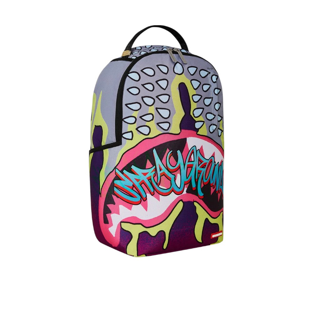 ZAINO SPRAYGROUND SILVER PUNK DLXR BACKPACK - 910B7770NSZ