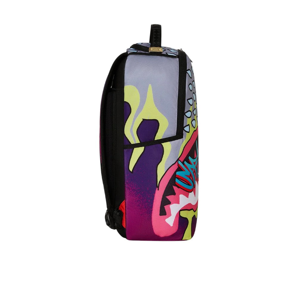 ZAINO SPRAYGROUND SILVER PUNK DLXR BACKPACK - 910B7770NSZ
