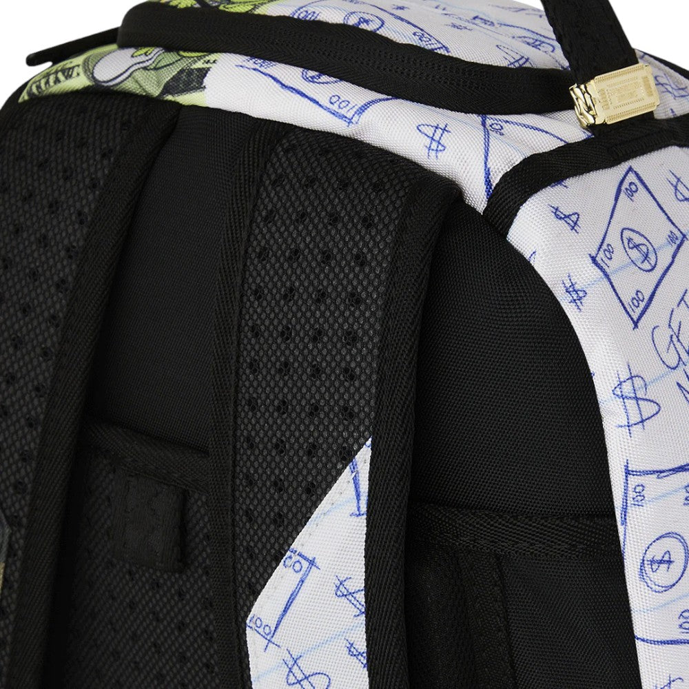 ZAINO SPRAYGROUND MEAN MONEY COLLAGE BACKPACK - 910B8308NSZ