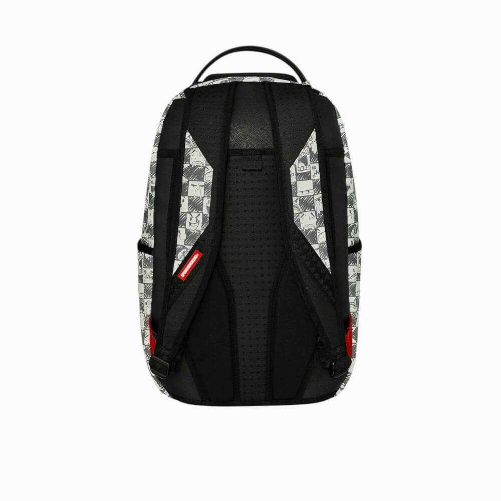 Sprayground Zaino Emote Check Shark Nero e Bianco – 910B8469NSZ