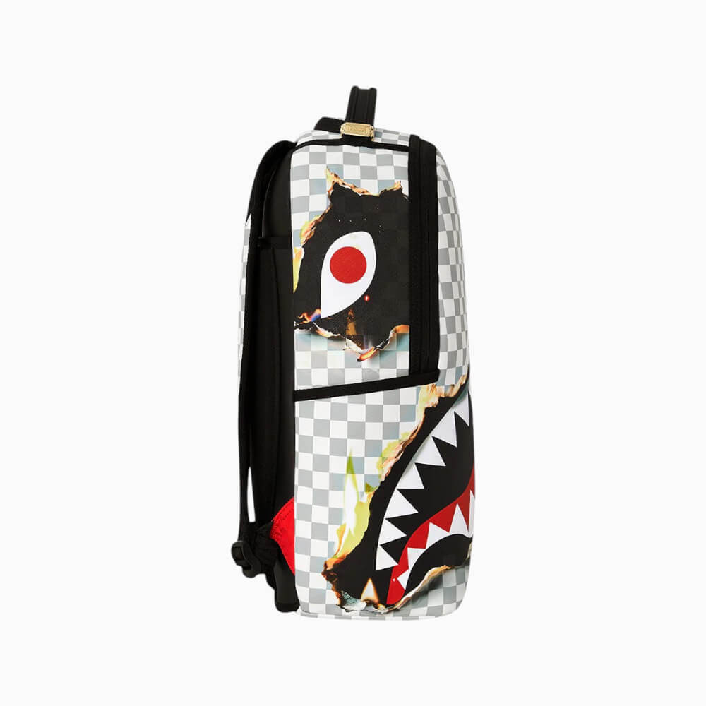 Sprayground Zaino Check Melt Shark Grigio – 910B8515NSZ