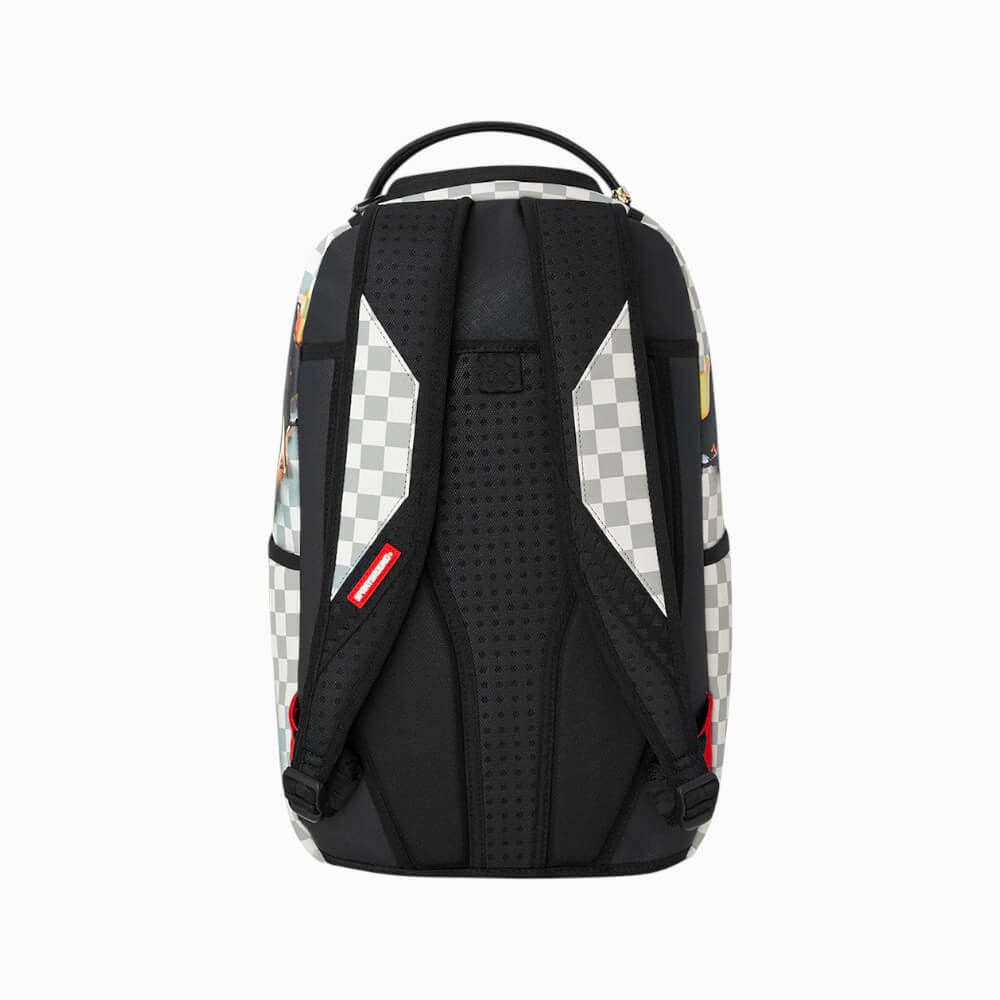 Sprayground Zaino Check Melt Shark Grigio – 910B8515NSZ