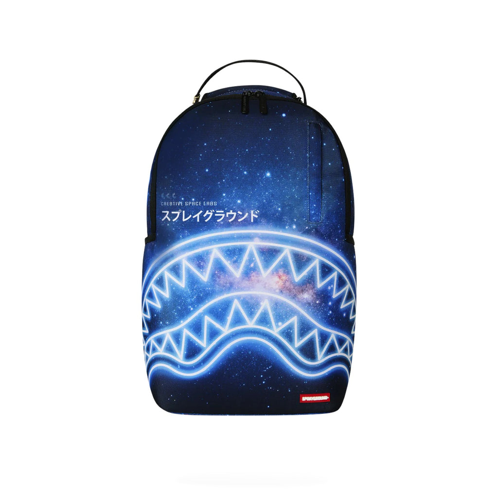 Zaino Sprayground Shark Central Neon Nebula Blu - 910B8616NSZ