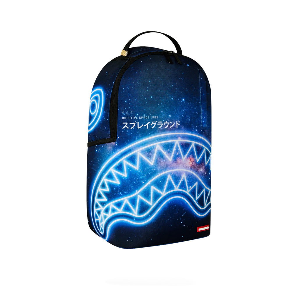 Zaino Sprayground Shark Central Neon Nebula Blu - 910B8616NSZ