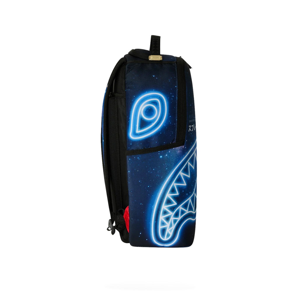 Zaino Sprayground Shark Central Neon Nebula Blu - 910B8616NSZ