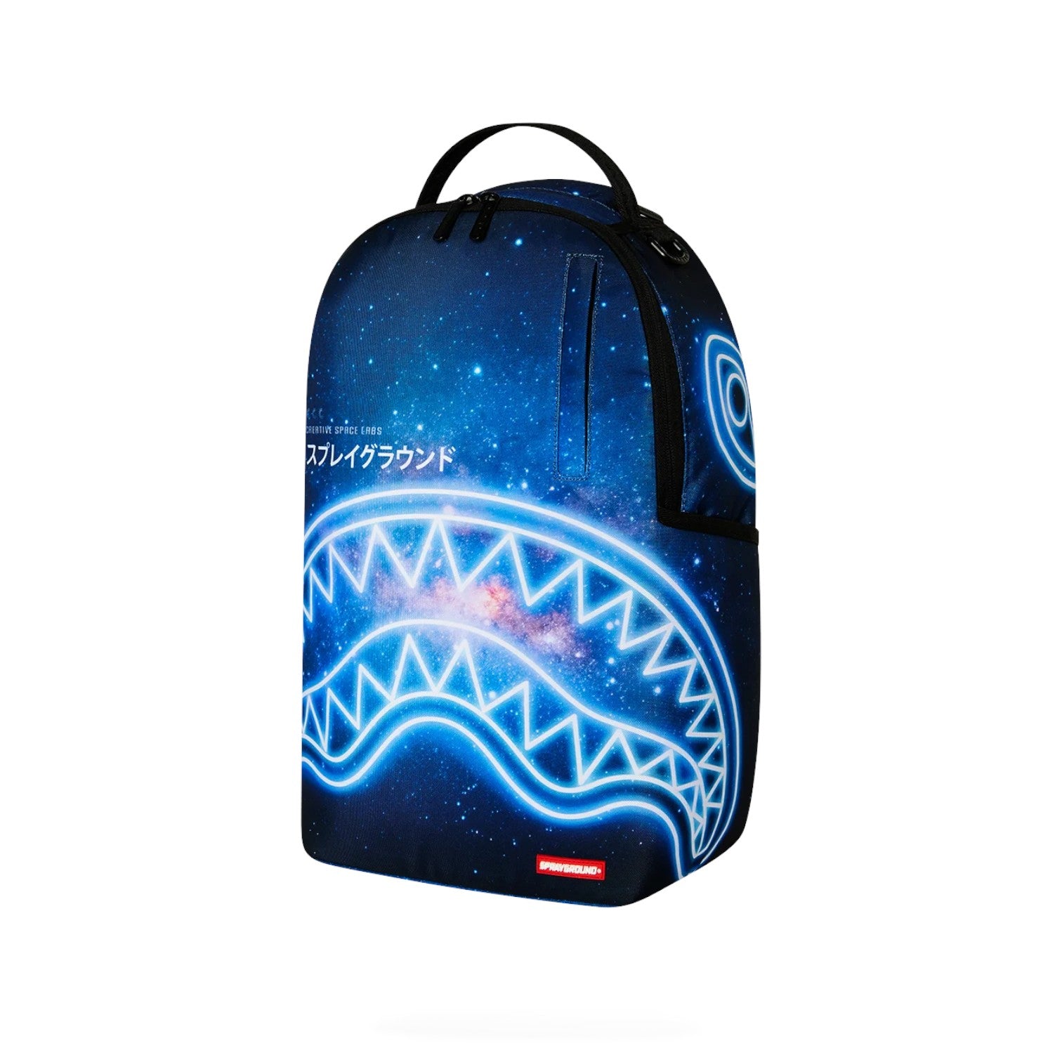 Zaino Sprayground Shark Central Neon Nebula Blu - 910B8616NSZ