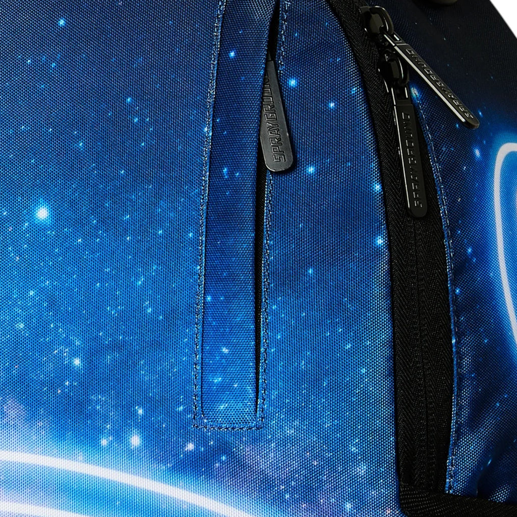 Zaino Sprayground Shark Central Neon Nebula Blu - 910B8616NSZ