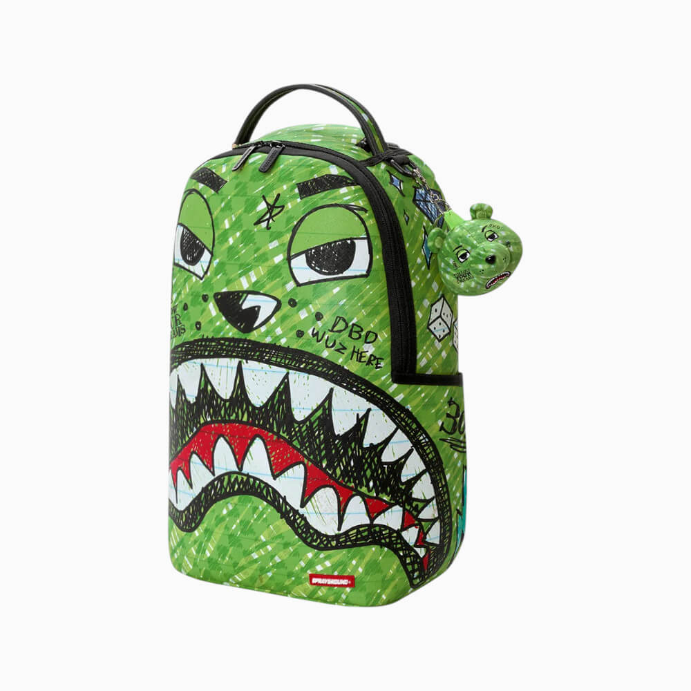 Sprayground Zaino Money Bear Doodle Verde – 910B8670NSZ