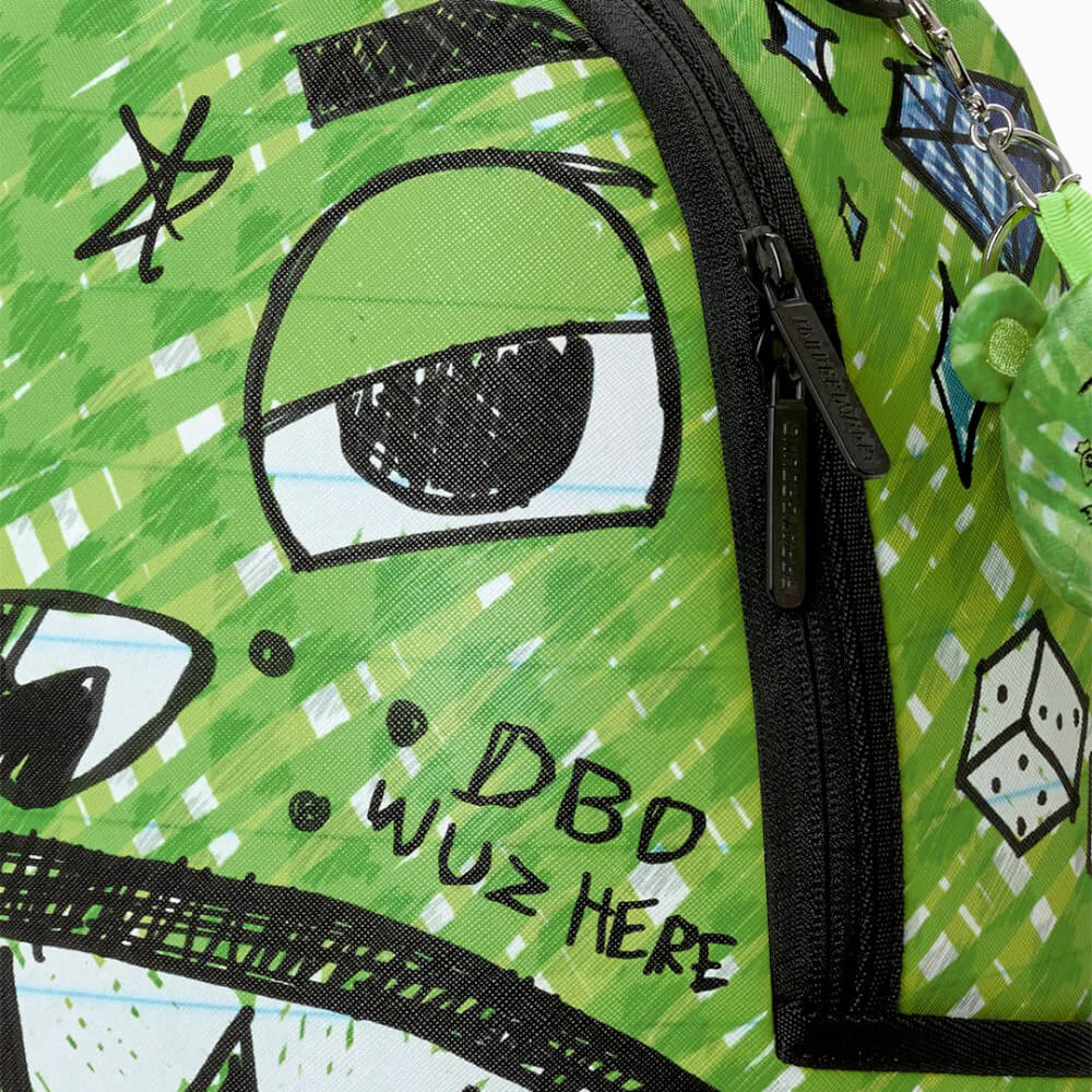 Sprayground Zaino Money Bear Doodle Verde – 910B8670NSZ