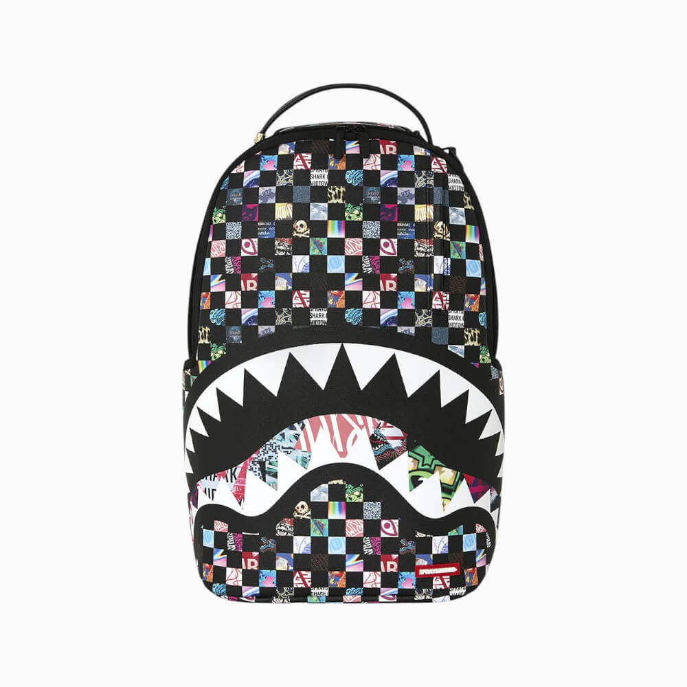 Sprayground Zaino Crazy Check Shark Multicolor – 910B8671NSZ