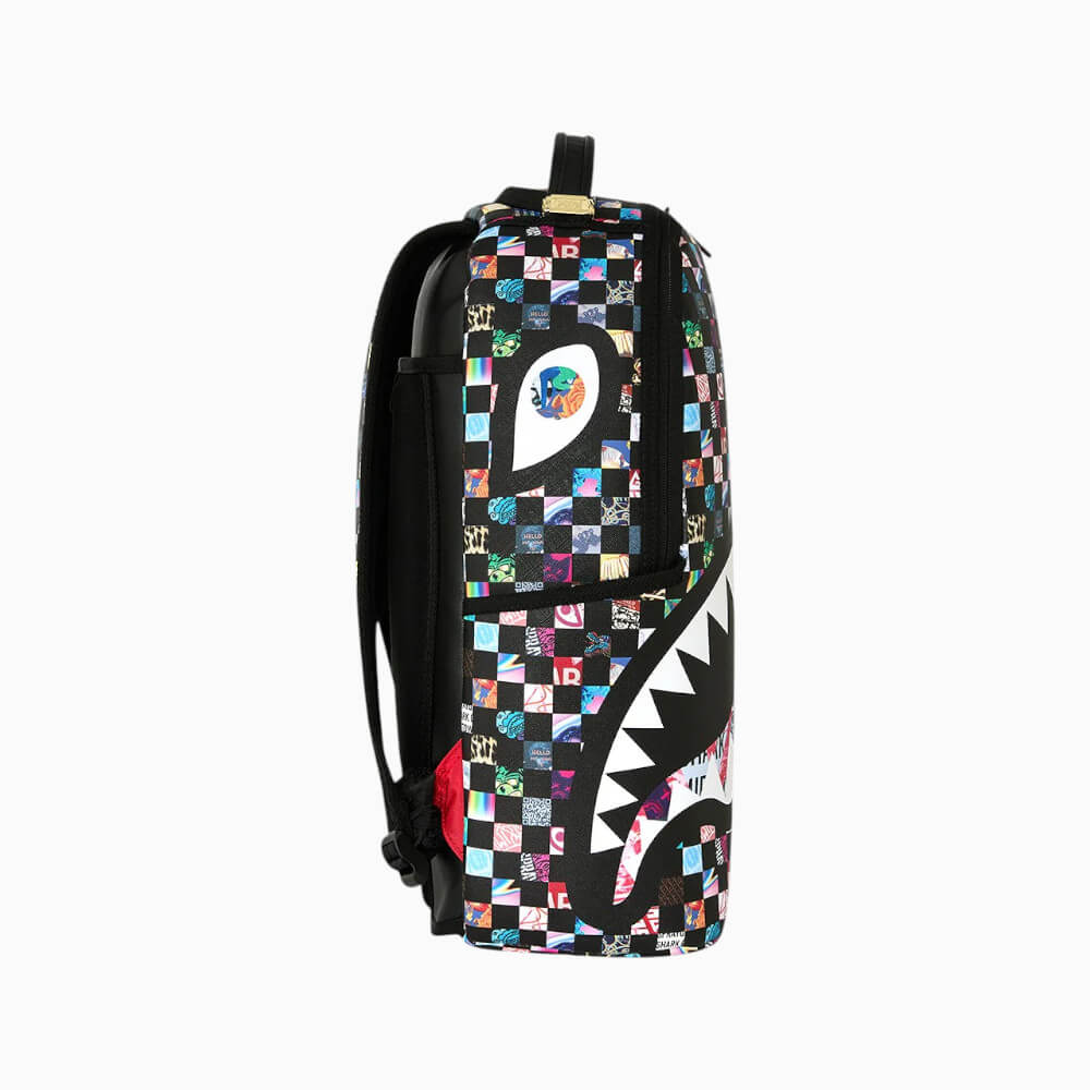 Sprayground Zaino Crazy Check Shark Multicolor – 910B8671NSZ