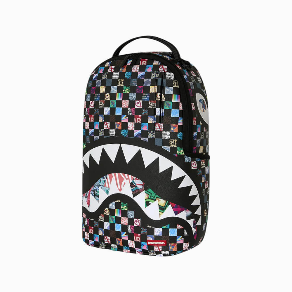 Sprayground Zaino Crazy Check Shark Multicolor – 910B8671NSZ