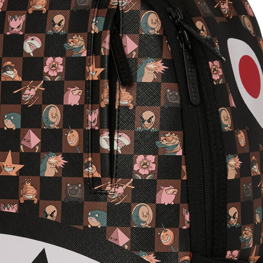 SPRAYGROUND ZAINO 910B8768NSZ PEEKING CHARACTERS REMIX DLXSV BACKPACK
