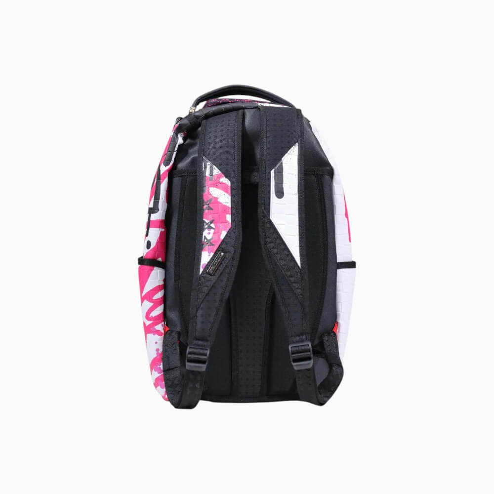 Sprayground Zaino Graffiti Anthem rosa con motivo Shark Mouth – 910B8809NSZ