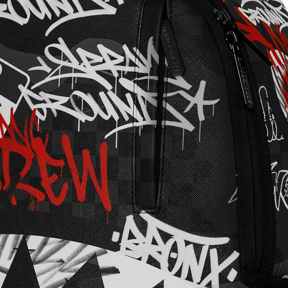 Sprayground Zaino Shark Squad Graffiti Nero e Rosso – 910B8874NSZ