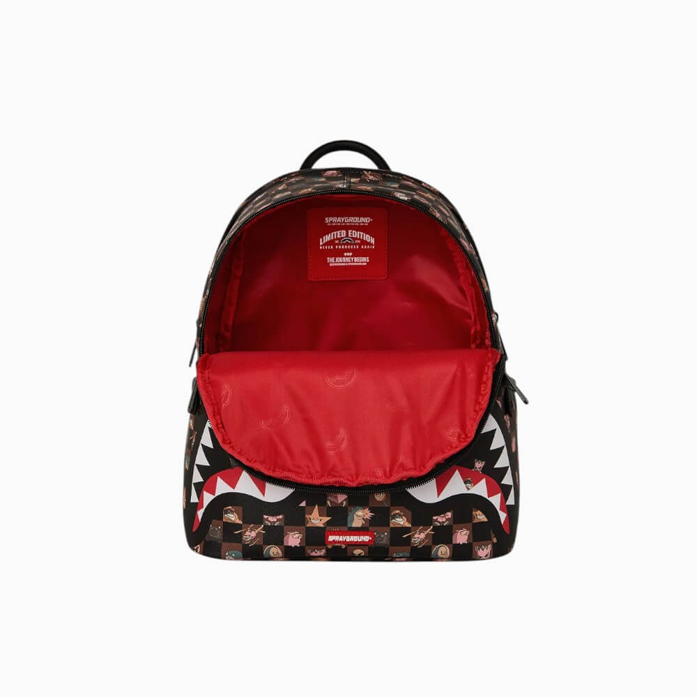 Sprayground Zainetto Peeking Characters Shark Mouth nero – 910B8905NSZ