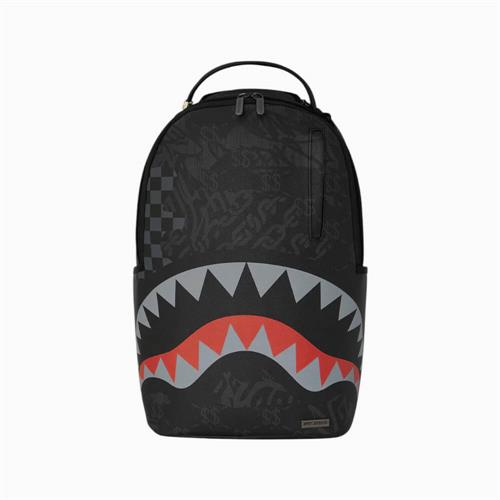Sprayground Zaino 4AM Red Shark Nero – 910B9219NSZ