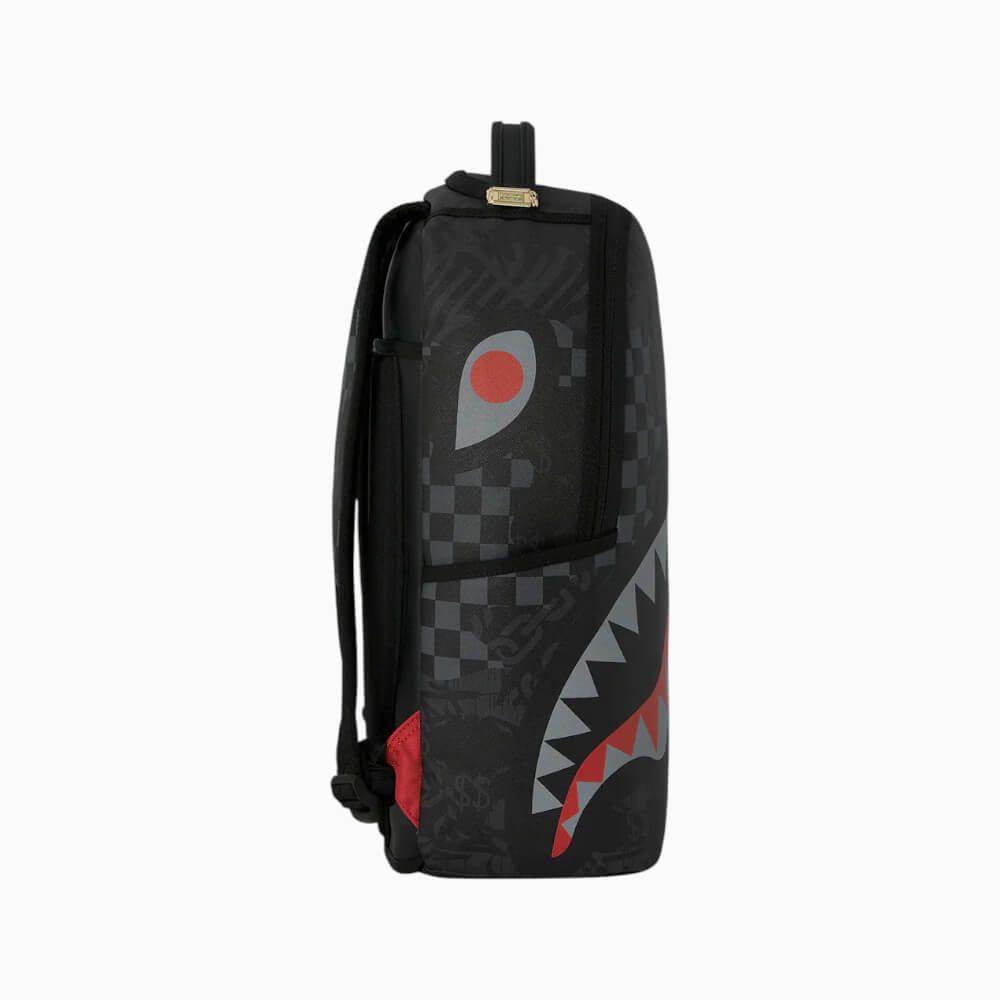Sprayground Zaino 4AM Red Shark Nero – 910B9219NSZ