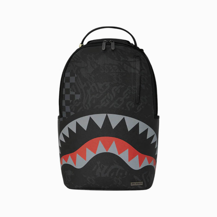 Sprayground Zaino 4AM Red Shark Nero – 910B9219NSZ