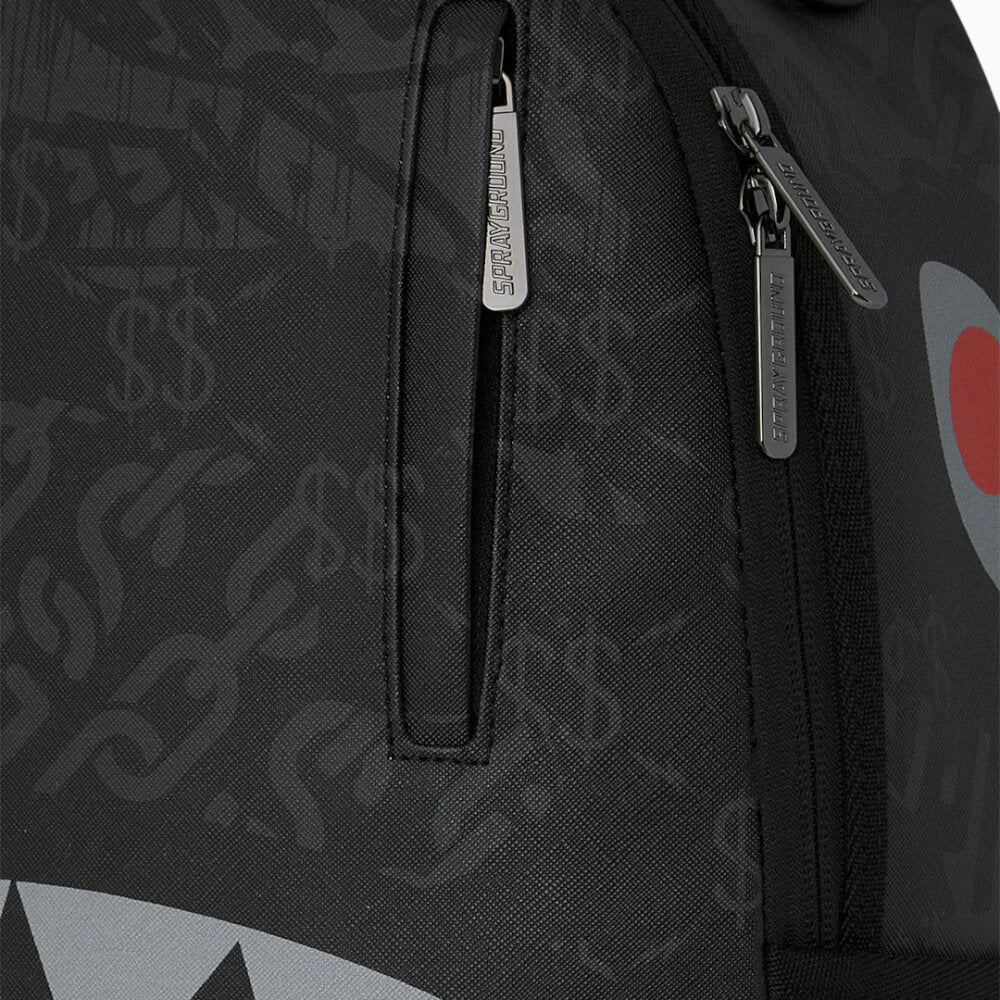 Sprayground Zaino 4AM Red Shark Nero – 910B9219NSZ