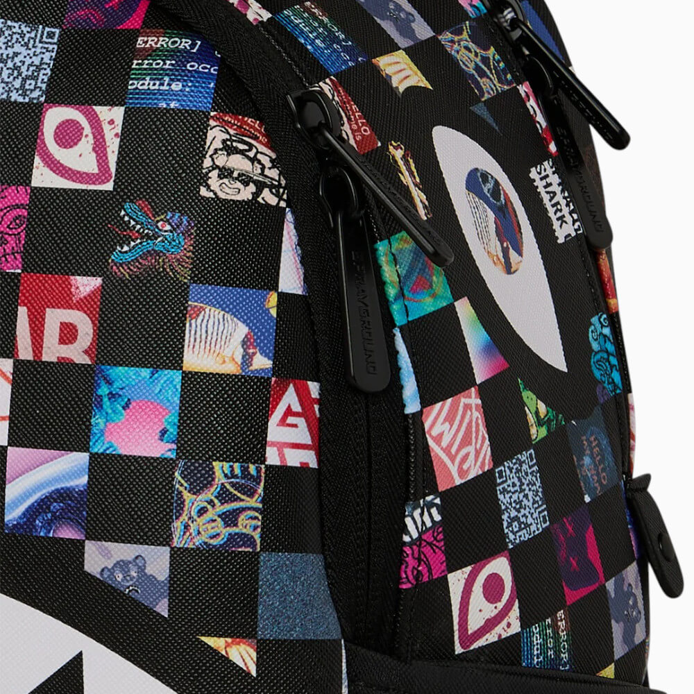 Sprayground Zaino Crazy Check Shark Multicolor – 910B9438NSZ