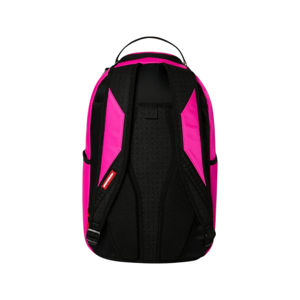 Zaino Sprayground Shark Central Pink in nylon con maxi Shark Mouth