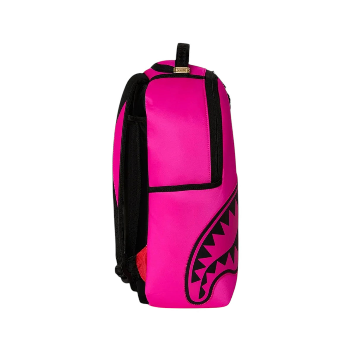Zaino Sprayground Shark Central Pink in nylon con maxi Shark Mouth