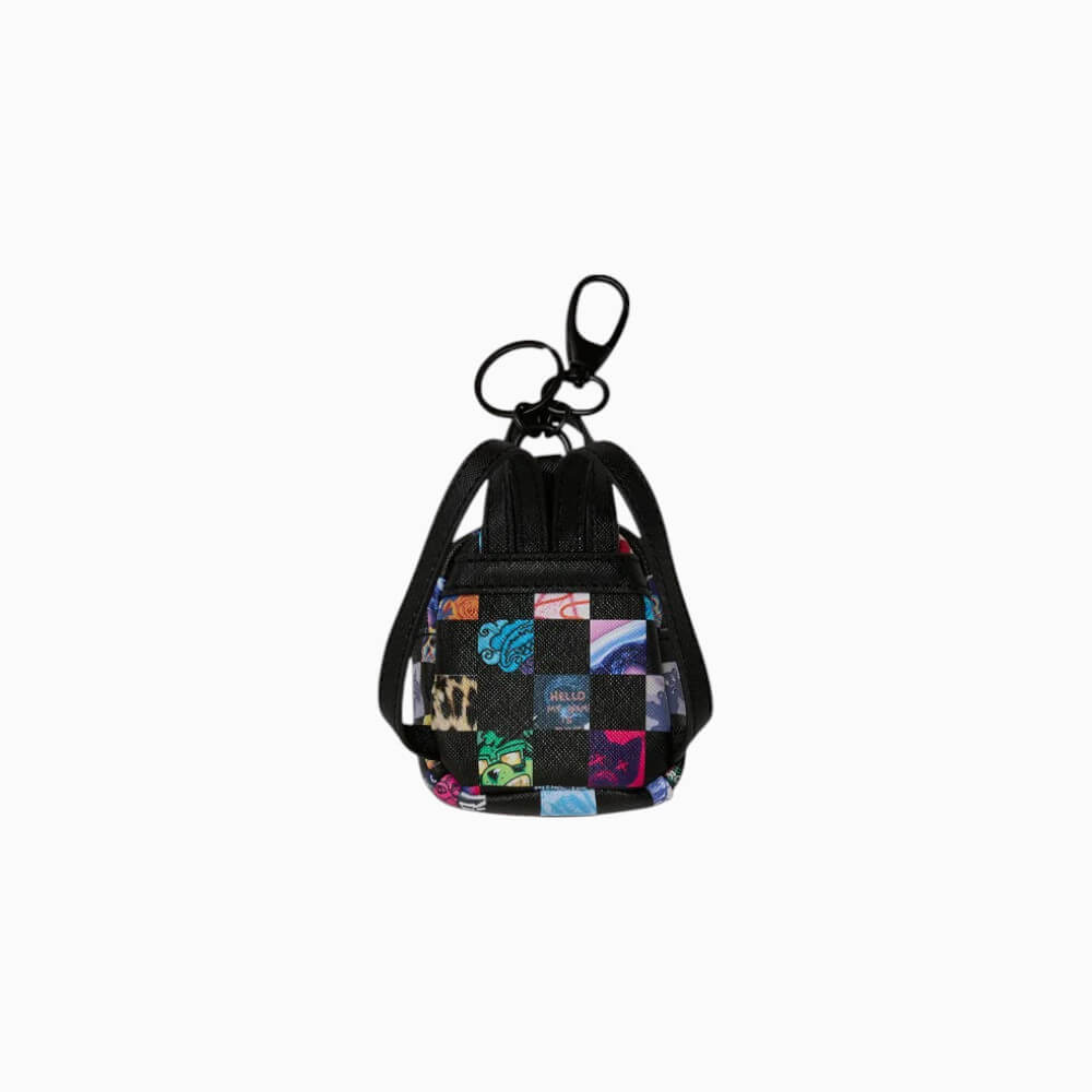 Sprayground Portachiavi Portaspiccioli Crazy Check Shark – 910K9442NSZ