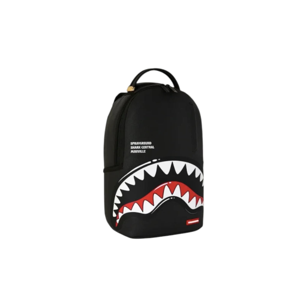 Sprayground Black Tooth Shark Mini Backpack nero
