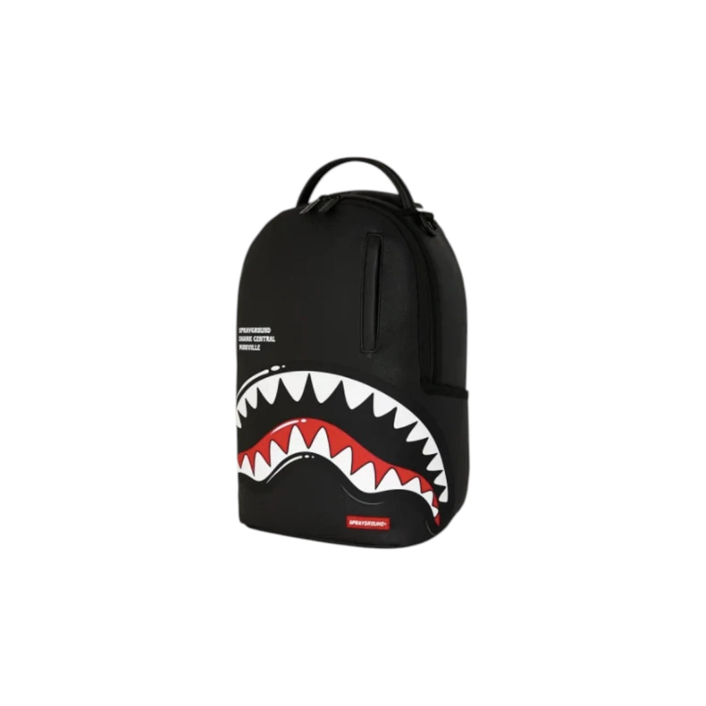 Sprayground Black Tooth Shark Mini Backpack nero