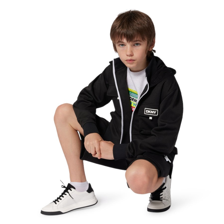 Bermuda DKNY Ragazzo Cargo Nero - D62241